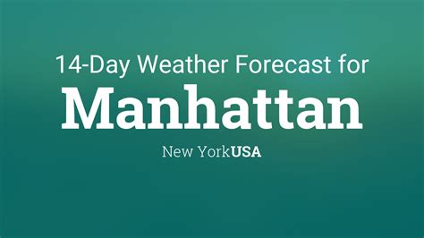 weather hourly manhattan|manhattan 14 day forecast.